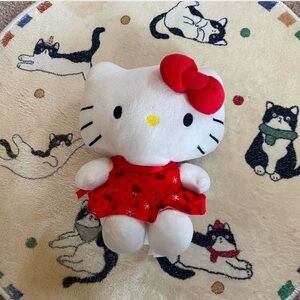 hello kitty holiday plushie